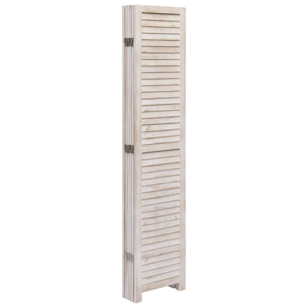 6-panel Room Divider 210x165 Cm Wood Image 4