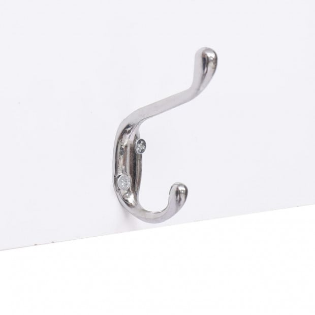 Wall Mounted Coat Rack Family White 74x29.5cm Image 4
