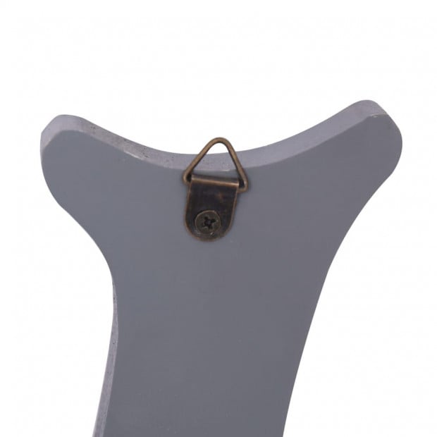 Wall Mounted Coat Rack Welcome Grey 74x29.5cm Image 5