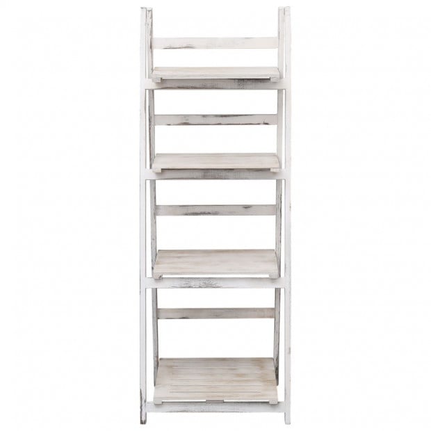 4-tier Plant Stand 43x33x113 Cm Wood Image 2