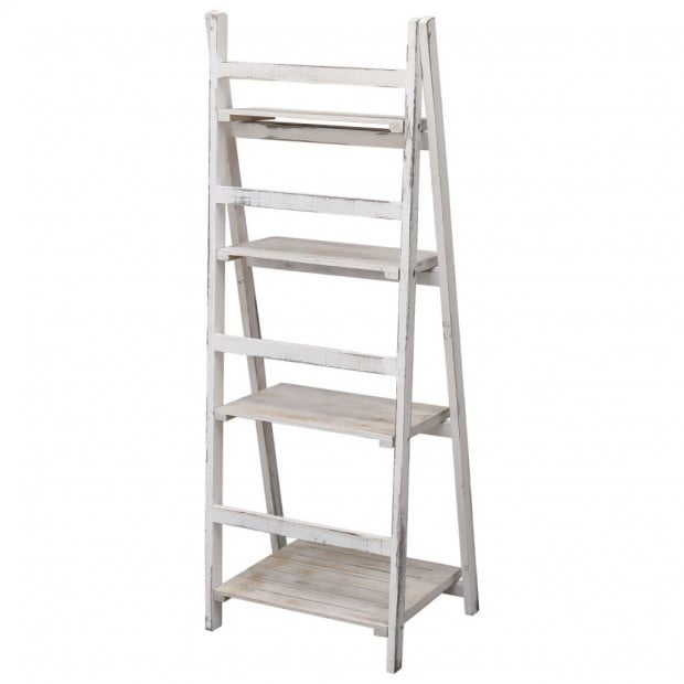 4-tier Plant Stand 43x33x113 Cm Wood Image 4