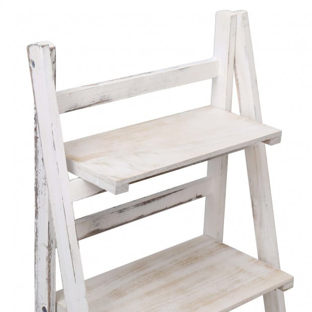 4-tier Plant Stand 43x33x113 Cm Wood Image 5