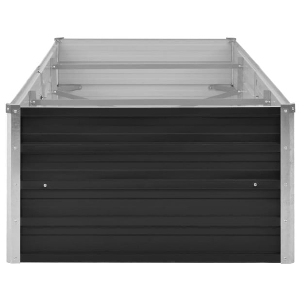 Garden Raised Bed Anthracite 240 x 80 x 45cm Galvanised Steel Image 4