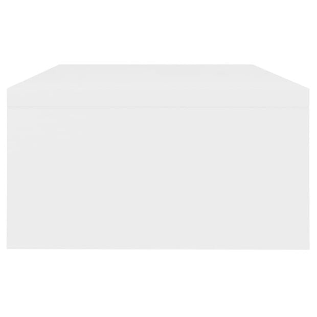 Monitor Stand White 42x24x13 Cm Engineered Wood Image 5