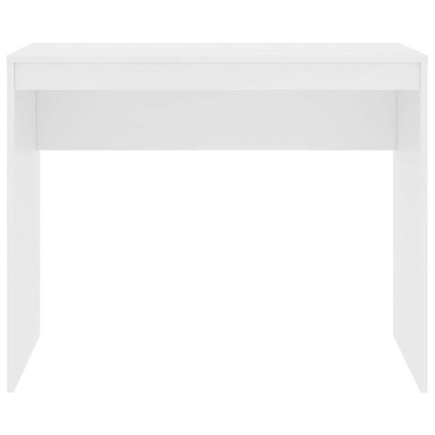 Desk White 90x40x72 Cm Chipboard Image 4