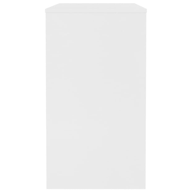 Desk White 90x40x72 Cm Chipboard Image 5