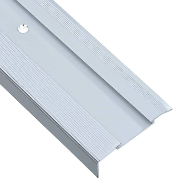 L-shape Stair Nosings 15 Pcs Aluminium 90 Cm Silver Image 4