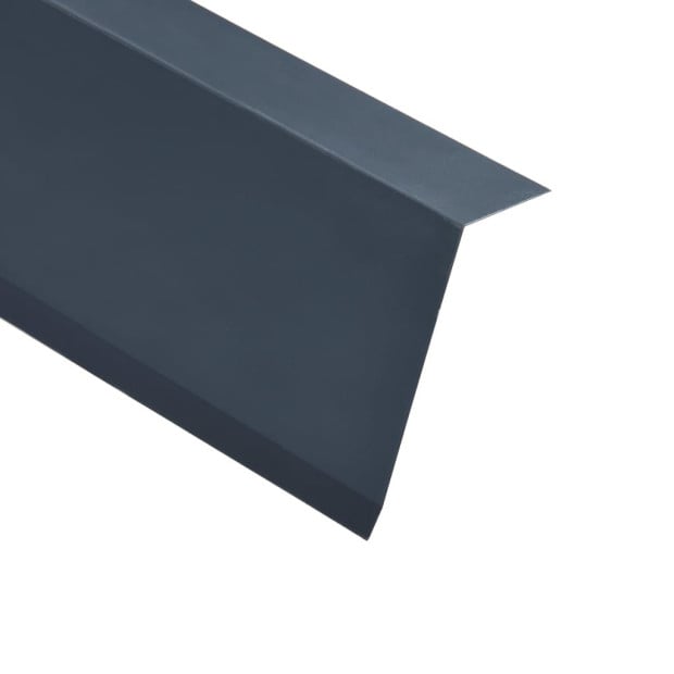 L-shape Roof Edge Plates 5 Pcs Aluminium Anthracite 170cm Image 3