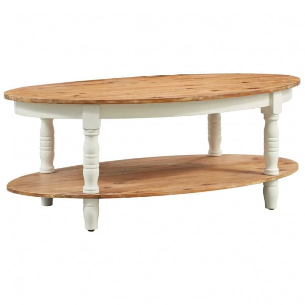 Coffee Table 102x62.5x42 Cm Solid Acacia Wood