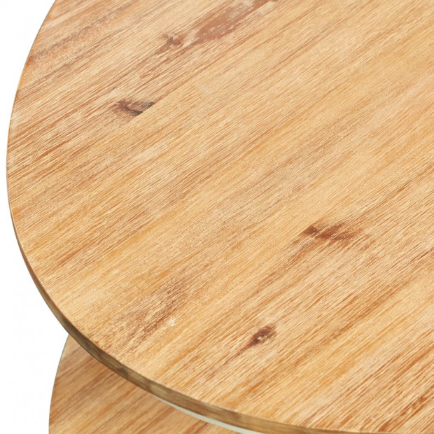 Coffee Table 102x62.5x42 Cm Solid Acacia Wood Image 4