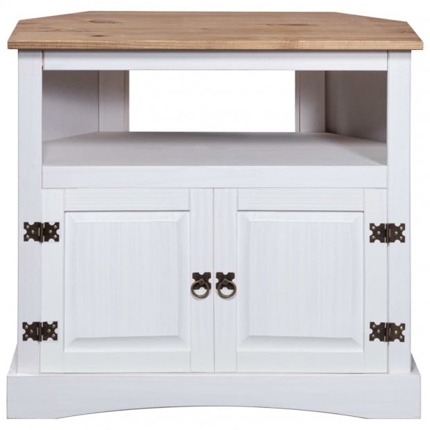 Console Table Mexican Pine Corona Range White 80x43x78 Cm Image 2