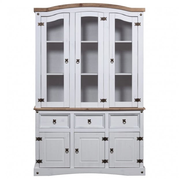Buffet & Hutch Mexican Pine Corona Range White Image 2