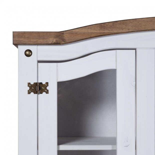 Buffet & Hutch Mexican Pine Corona Range White Image 5