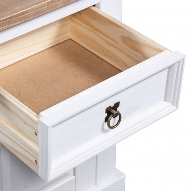 Buffet & Hutch Mexican Pine Corona Range White Image 6