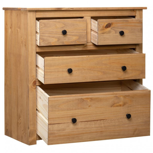Sideboard 80x40x83 Cm Pinewood Panama Range Image 3