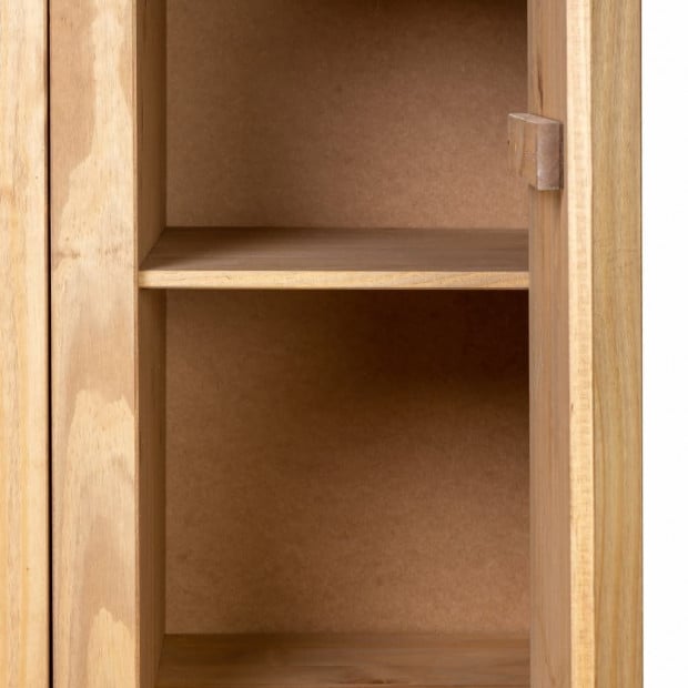 3-door Wardrobe 118x50x171.5 Cm Pine Panama Range Image 2