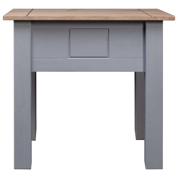 Nightstand Grey 50.5x50.5x52.5 Cm Pine Panama Range Image 2