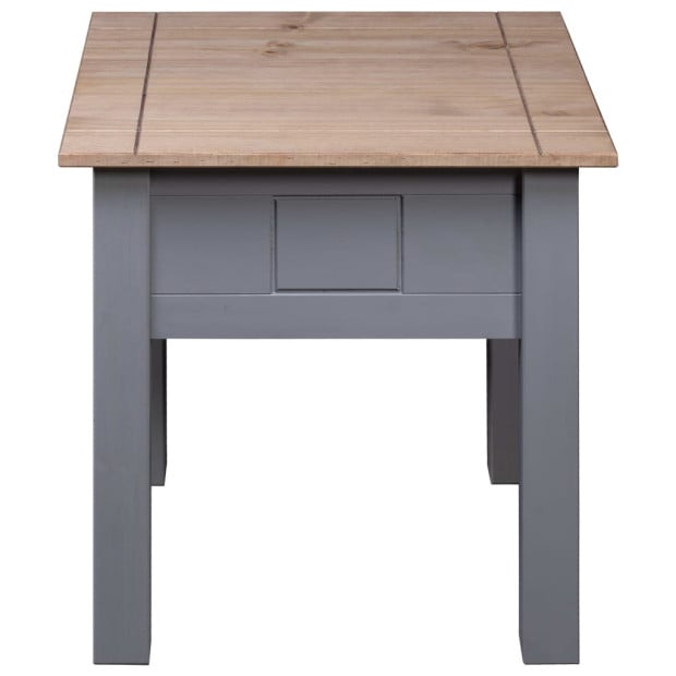 Nightstand Grey 50.5x50.5x52.5 Cm Pine Panama Range Image 4