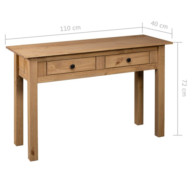 Console Table 110x40x72 Cm Solid Pine Wood Panama Range Image 9