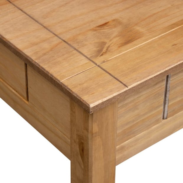 Coffee Table 100x60x45 Cm Solid Pine Wood Panama Range Image 7