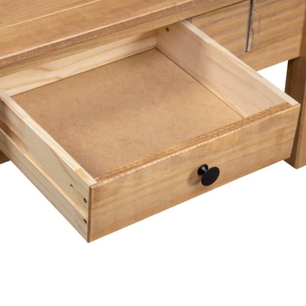 Coffee Table 100x60x45 Cm Solid Pine Wood Panama Range Image 8