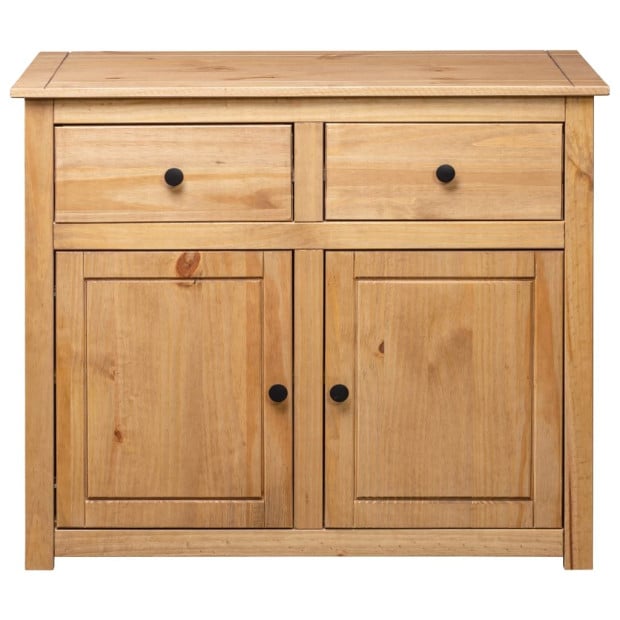 Sideboard 93x40x80 Cm Solid Pinewood Panama Range Image 8