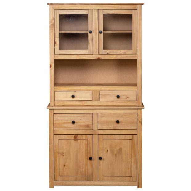 Highboard 93x40.5x180 Cm Solid Pine Panama Range Image 5