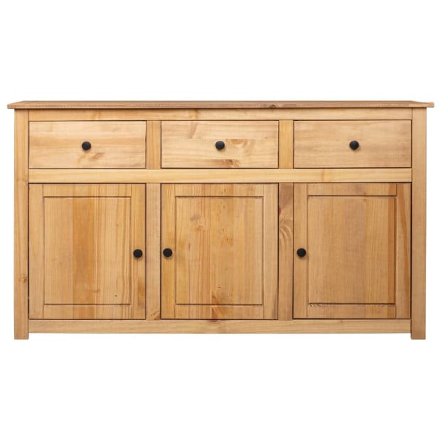 Sideboard 135x40x80 Cm Solid Pinewood Panama Range Image 2
