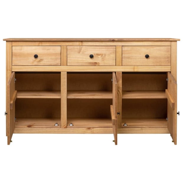 Sideboard 135x40x80 Cm Solid Pinewood Panama Range Image 4