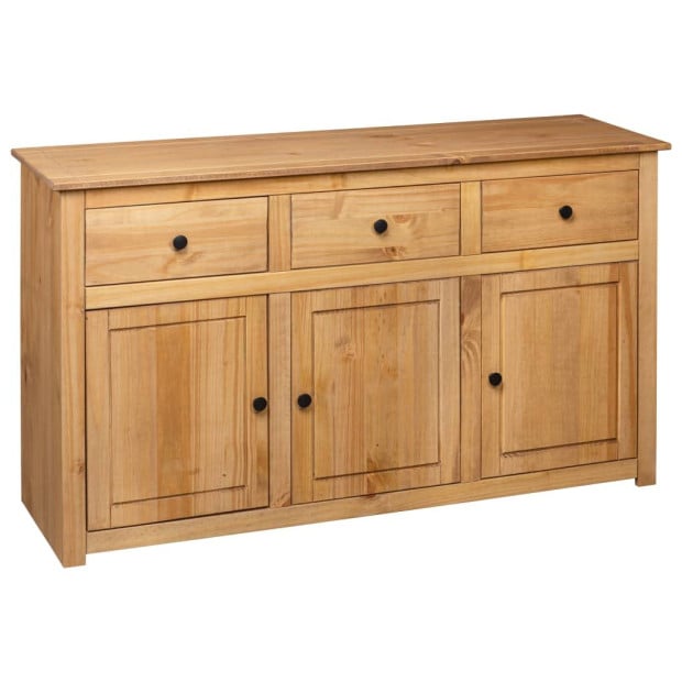 Sideboard 135x40x80 Cm Solid Pinewood Panama Range Image 5