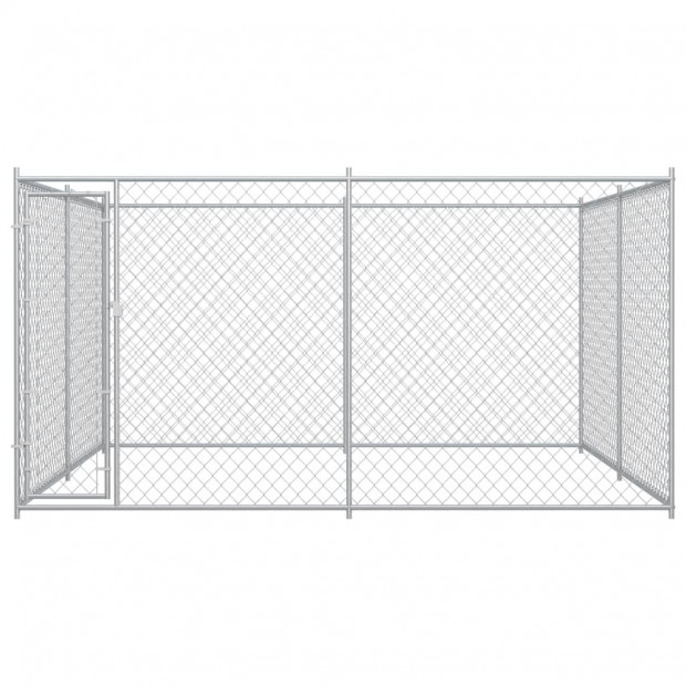 Outdoor Dog Kennel 383x383x185 Cm Image 2