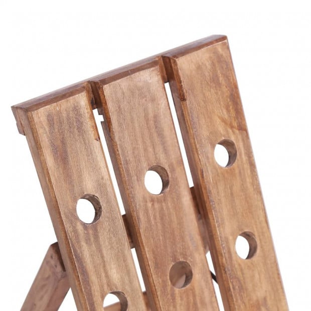 Wine Rack For 15 Bottles 26x50x70 Cm Solid Reclaimed Wood Image 7