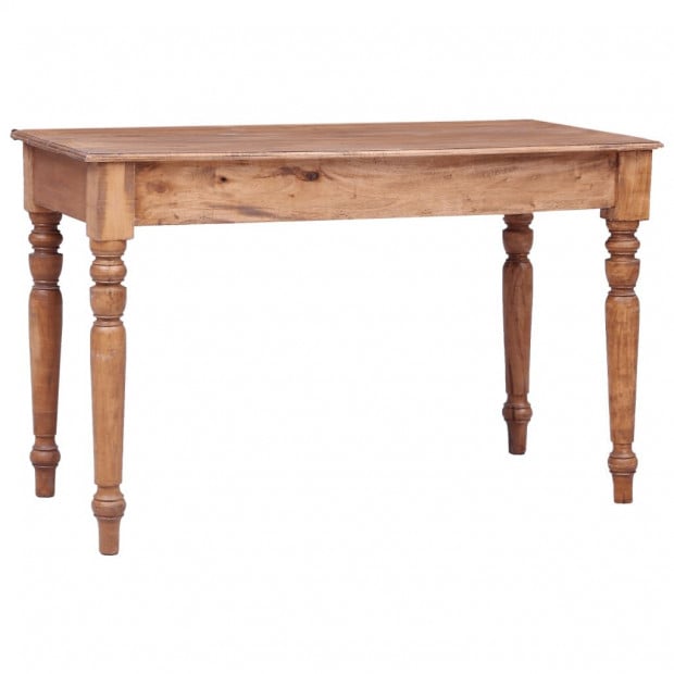 Desk With Drawers 117x57x75 Cm Solid Reclaimed Wood Image 4