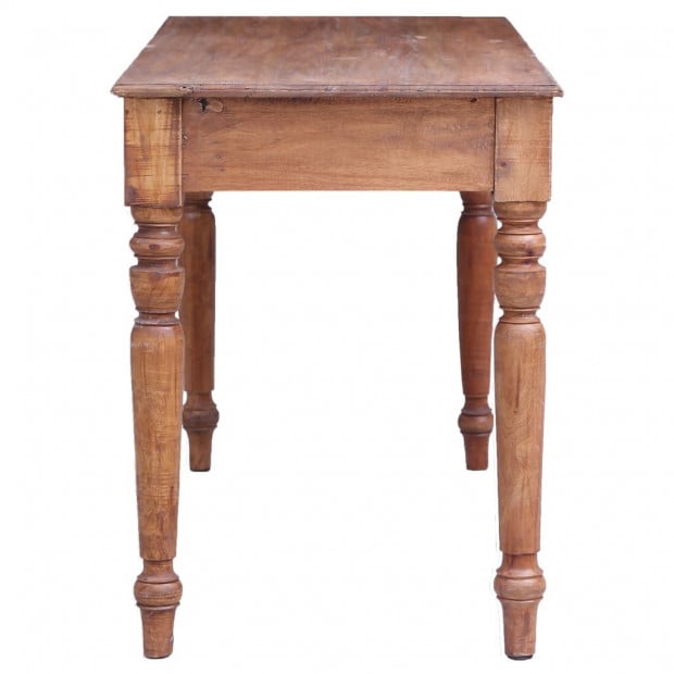 Desk With Drawers 117x57x75 Cm Solid Reclaimed Wood Image 5