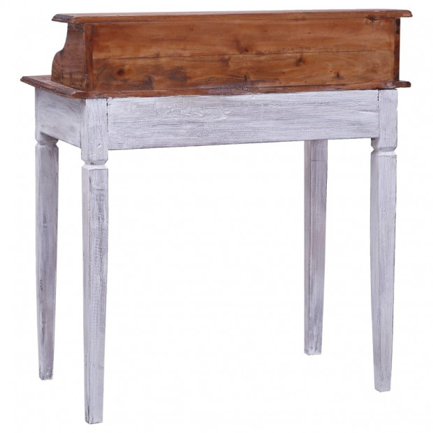 Writing Desk With Drawers 90x50x101 Cm Solid Reclaimed Wood Image 6