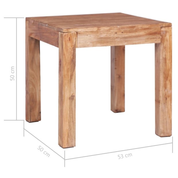 Coffee Table 53x50x50 Cm Solid Reclaimed Wood Image 5