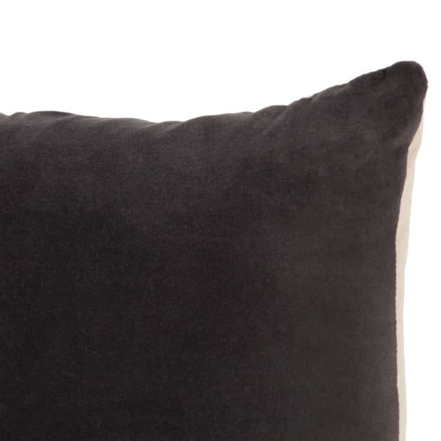 Cushions Cotton Velvet 2 Pcs 45x45 Cm Anthracite Image 4