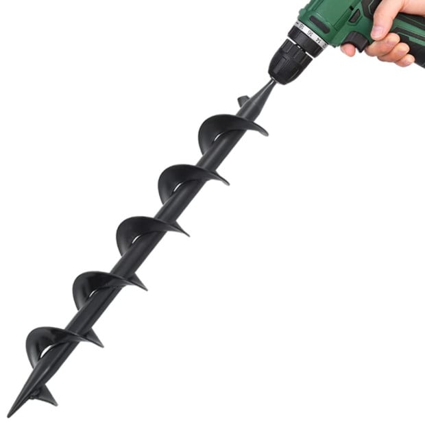 Auger Drill Bit Steel 75mm x 600mm