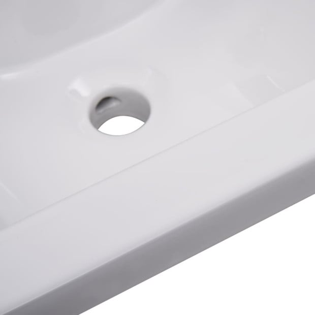 Built-in Basin 42x39x18 Cm Ceramic White Image 6