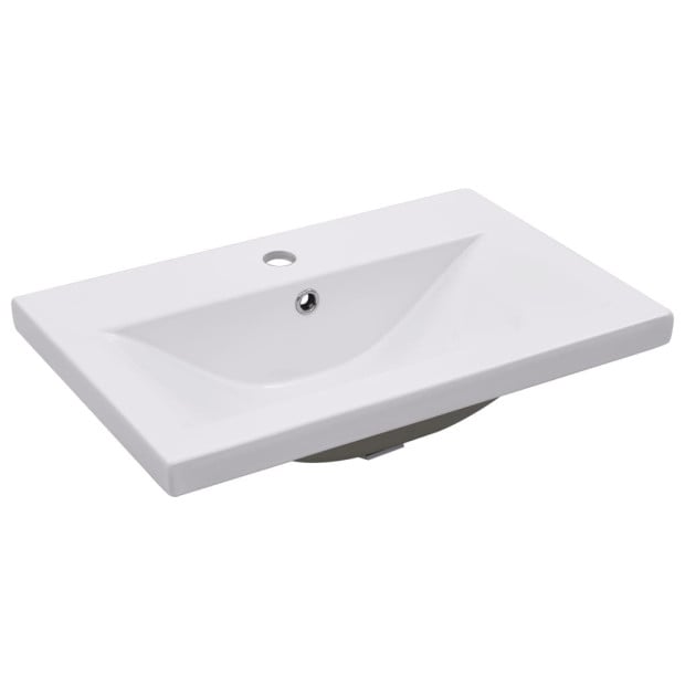Built-in Basin 61x39.5x18.5 Cm Ceramic White Image 2