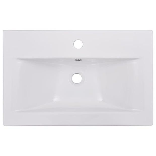 Built-in Basin 61x39.5x18.5 Cm Ceramic White Image 4