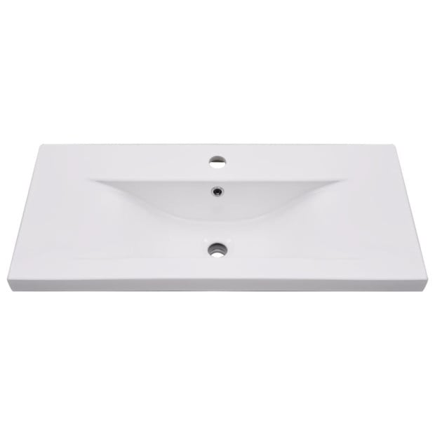 Built-in Basin 81x39.5x18.5 Cm Ceramic White Image 3