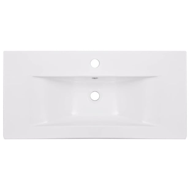 Built-in Basin 81x39.5x18.5 Cm Ceramic White Image 4