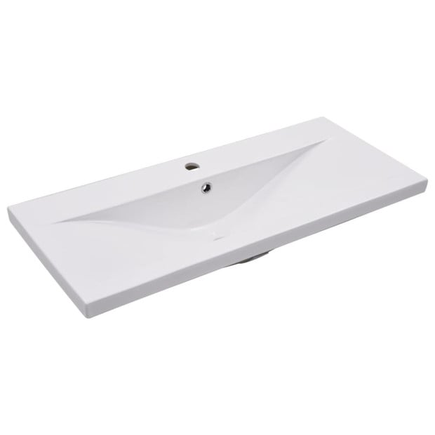 Built-in Basin 91x39.5x18.5 Cm Ceramic White Image 2
