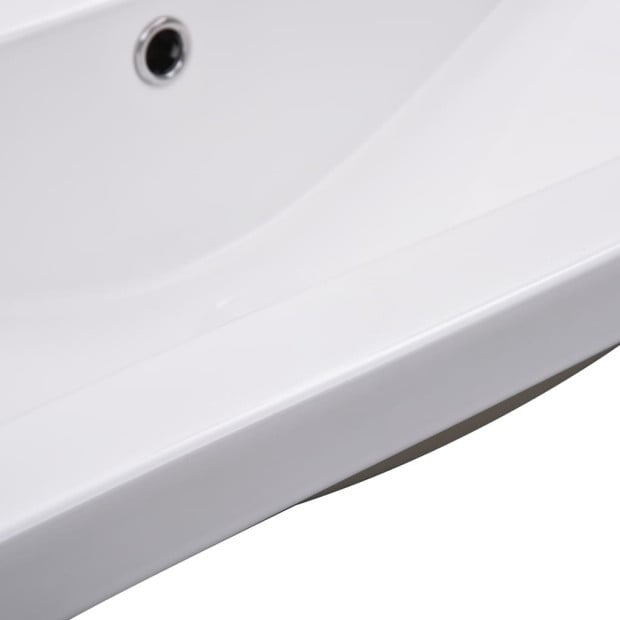 Built-in Basin 91x39.5x18.5 Cm Ceramic White Image 5