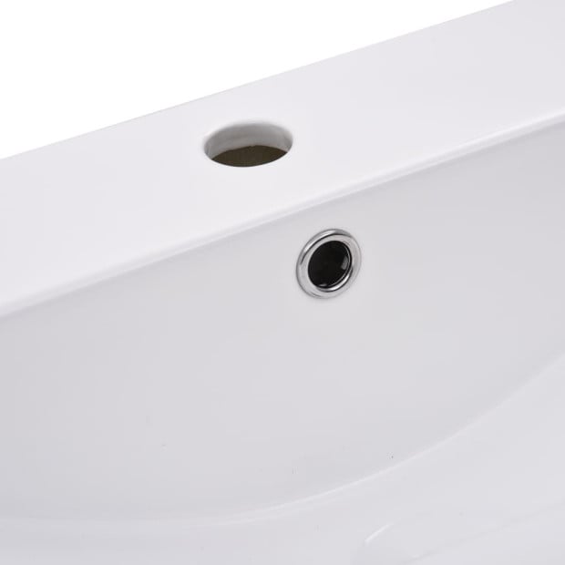 Built-in Basin 91x39.5x18.5 Cm Ceramic White Image 6