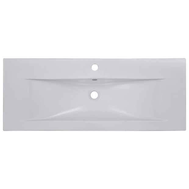 Built-in Basin 101x39.5x18.5 Cm Ceramic White Image 4