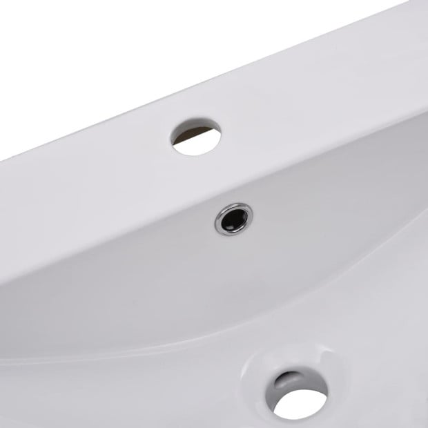 Built-in Basin 101x39.5x18.5 Cm Ceramic White Image 5