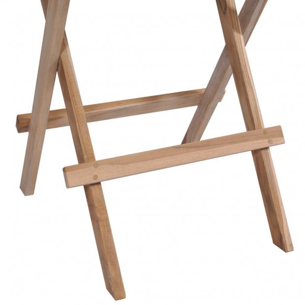 Folding Bistro Tables 2 Pcs 60x60x65 Cm Solid Teak Image 10