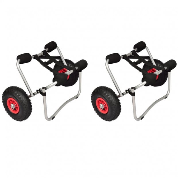 Kayak Trolleys 2 Pcs Aluminium